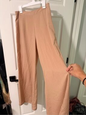 Ark & Co Wide-Leg Pants in Blush Tan